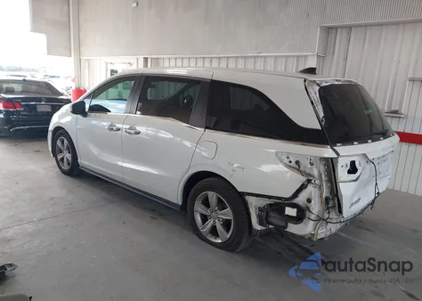 2020 Honda Odyssey Ex z USA, uszkodzony, nr VIN 5FNRL6H56LB035102